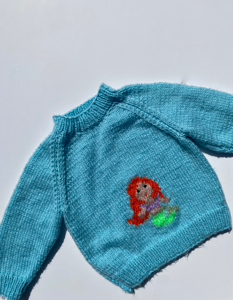 Mermaid jumper age 9-12m
