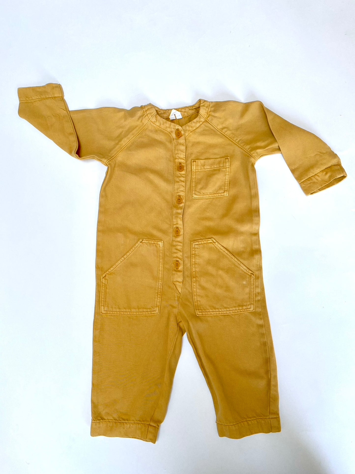 Arket yellow overalls age 12-18m+
