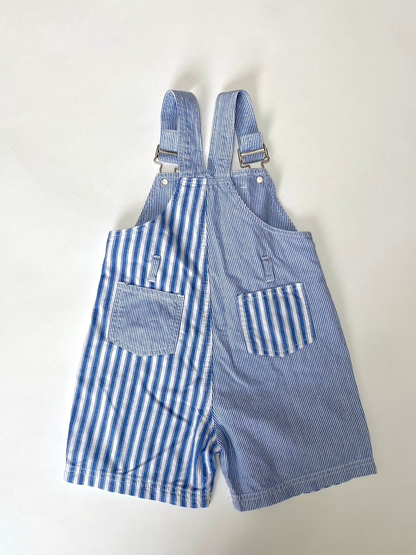 Stripe shortalls age 18-24m