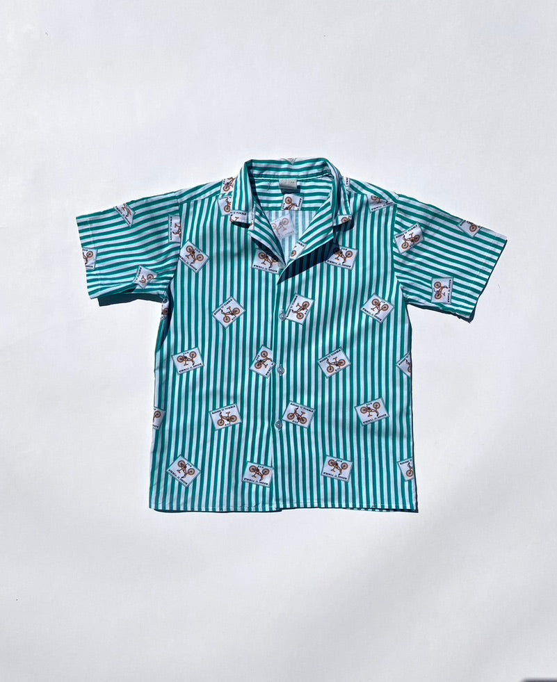 Vintage adams stripe shirt age 4-6Y