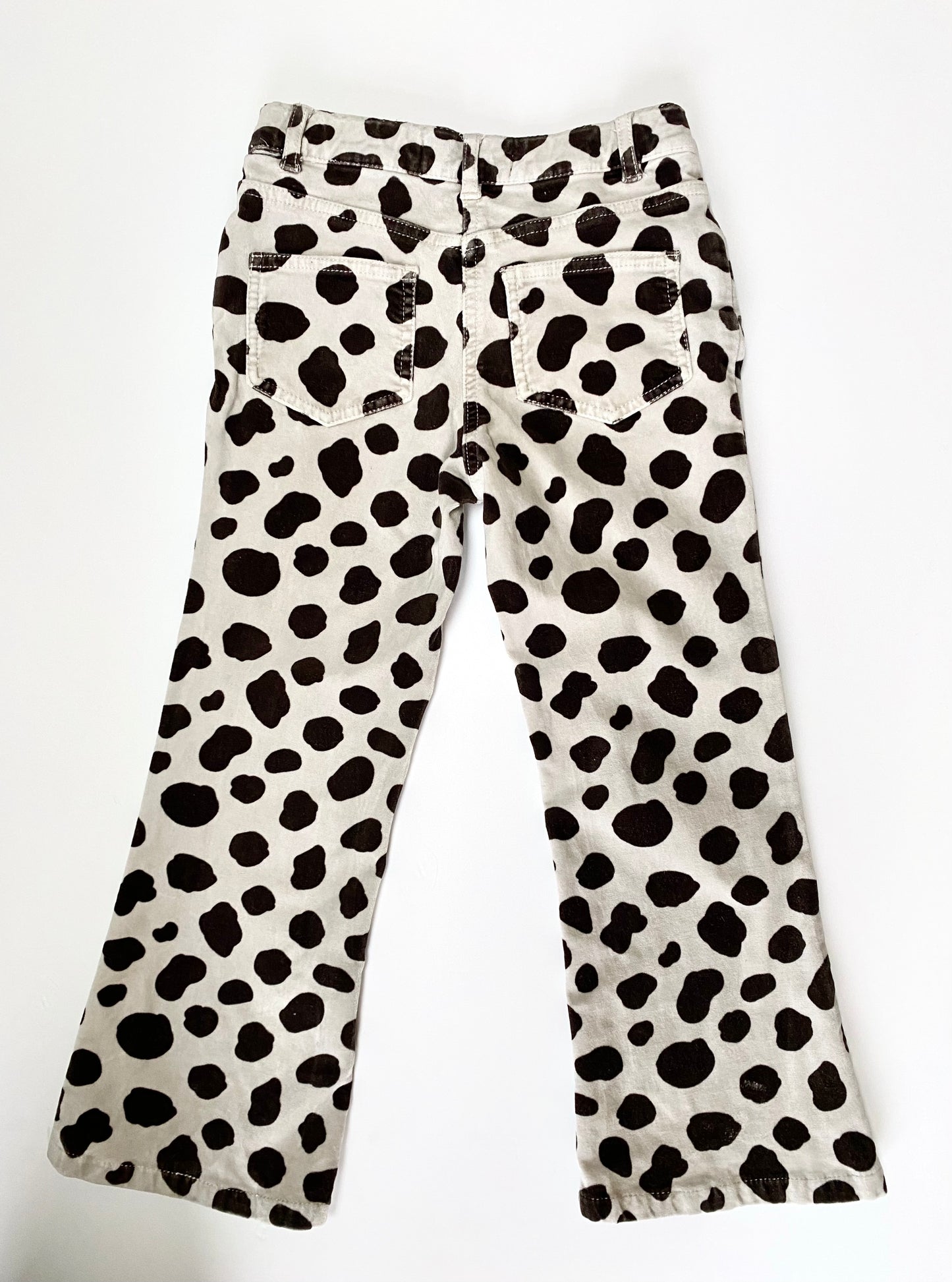 Mini Boden printed velvet flares Age 6Y