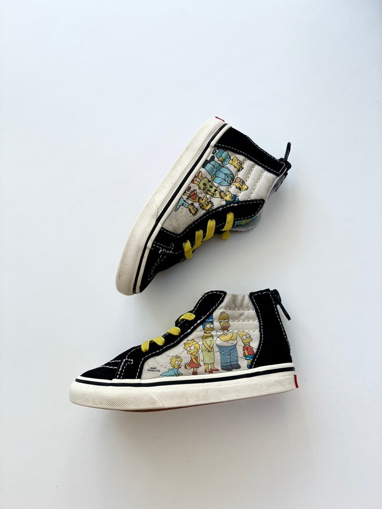 Limited Edition Simpsons Vans Size 8.5