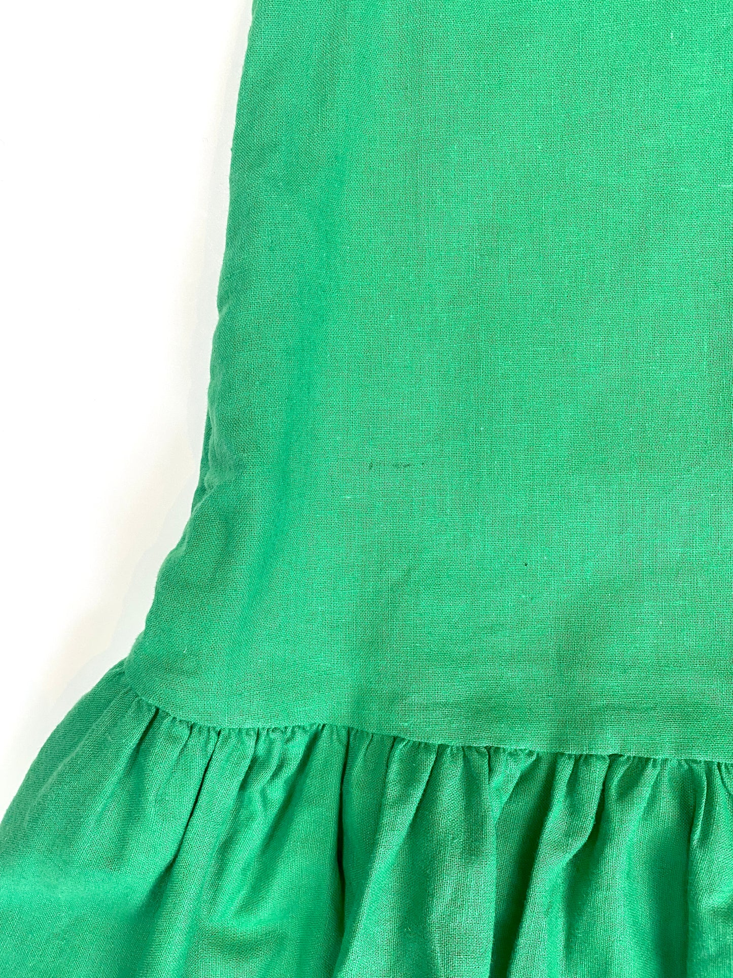 Green COS sun dress Age 2y