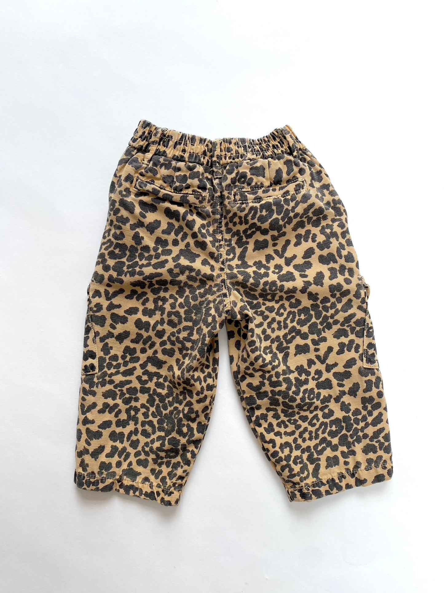 Leopard cargo jeans Age 2y