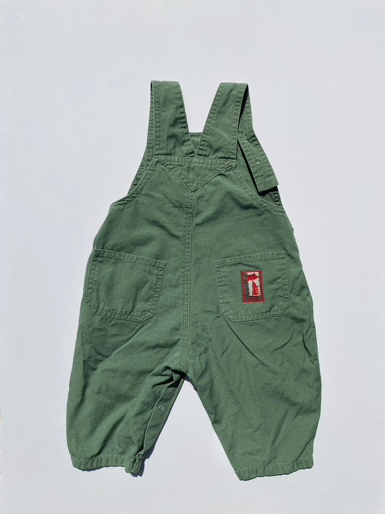 Y2K farmyard dungarees Age 6-9m
