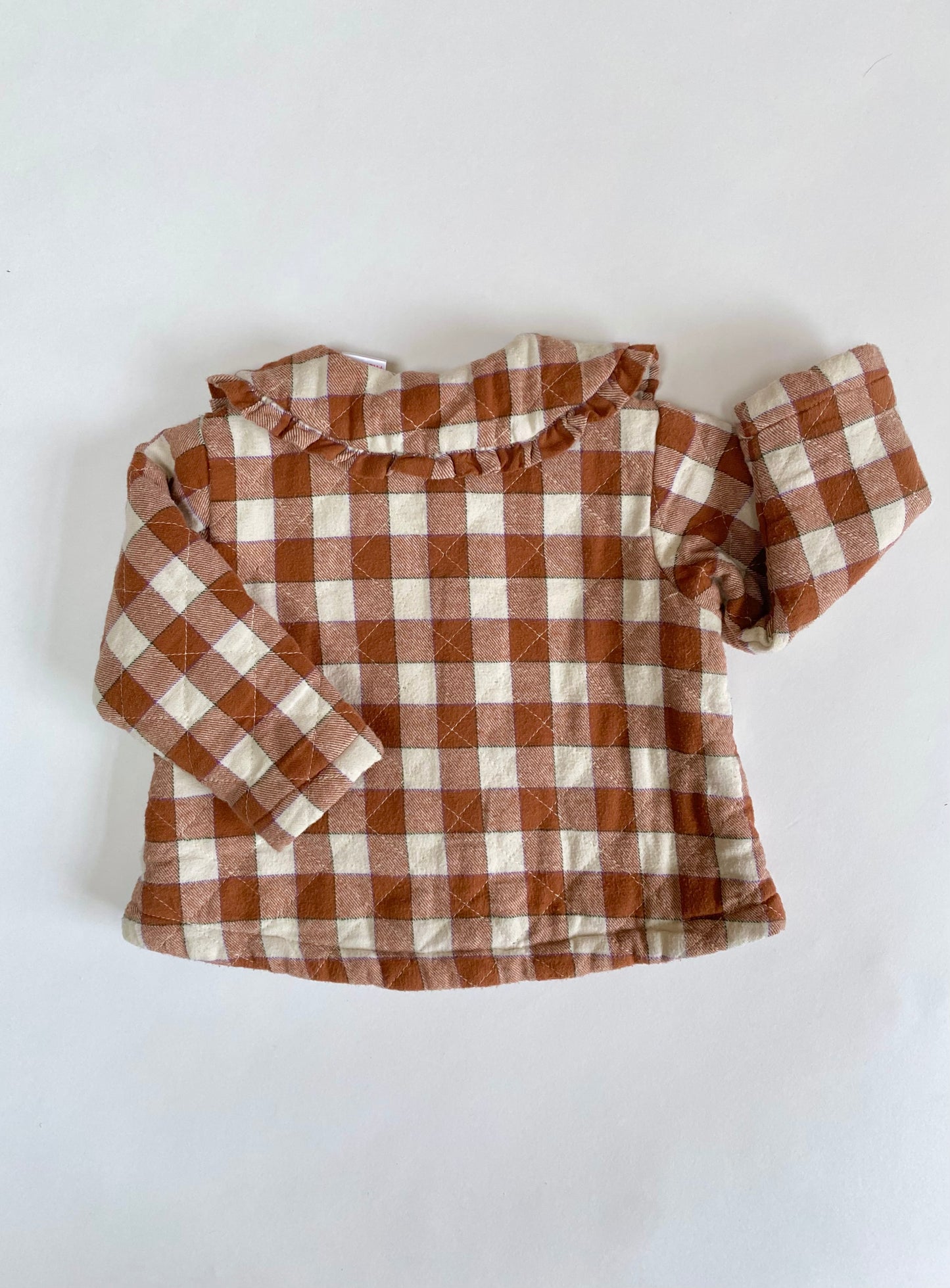 Gingham quilted Jacket Age 9-12M
