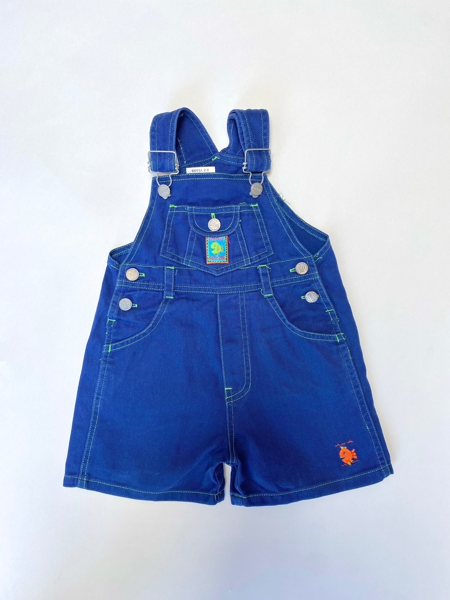 Vintage ladybird navy shortalls age 2-3y