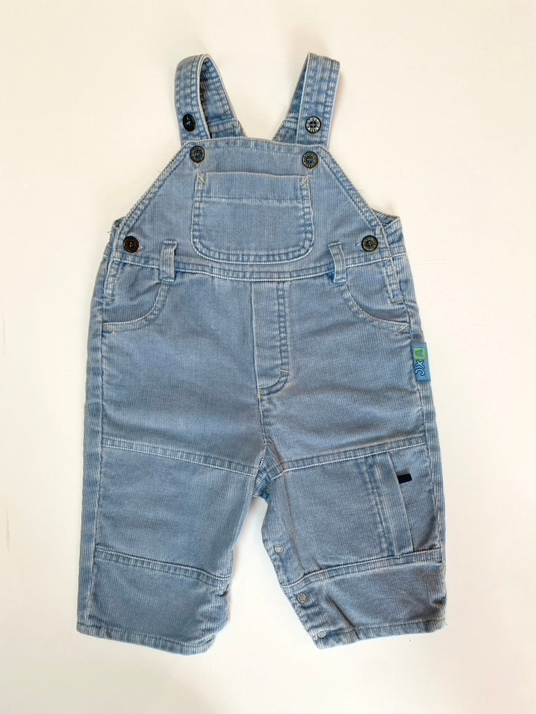 Natalys baby blue cord dungarees Age 6M
