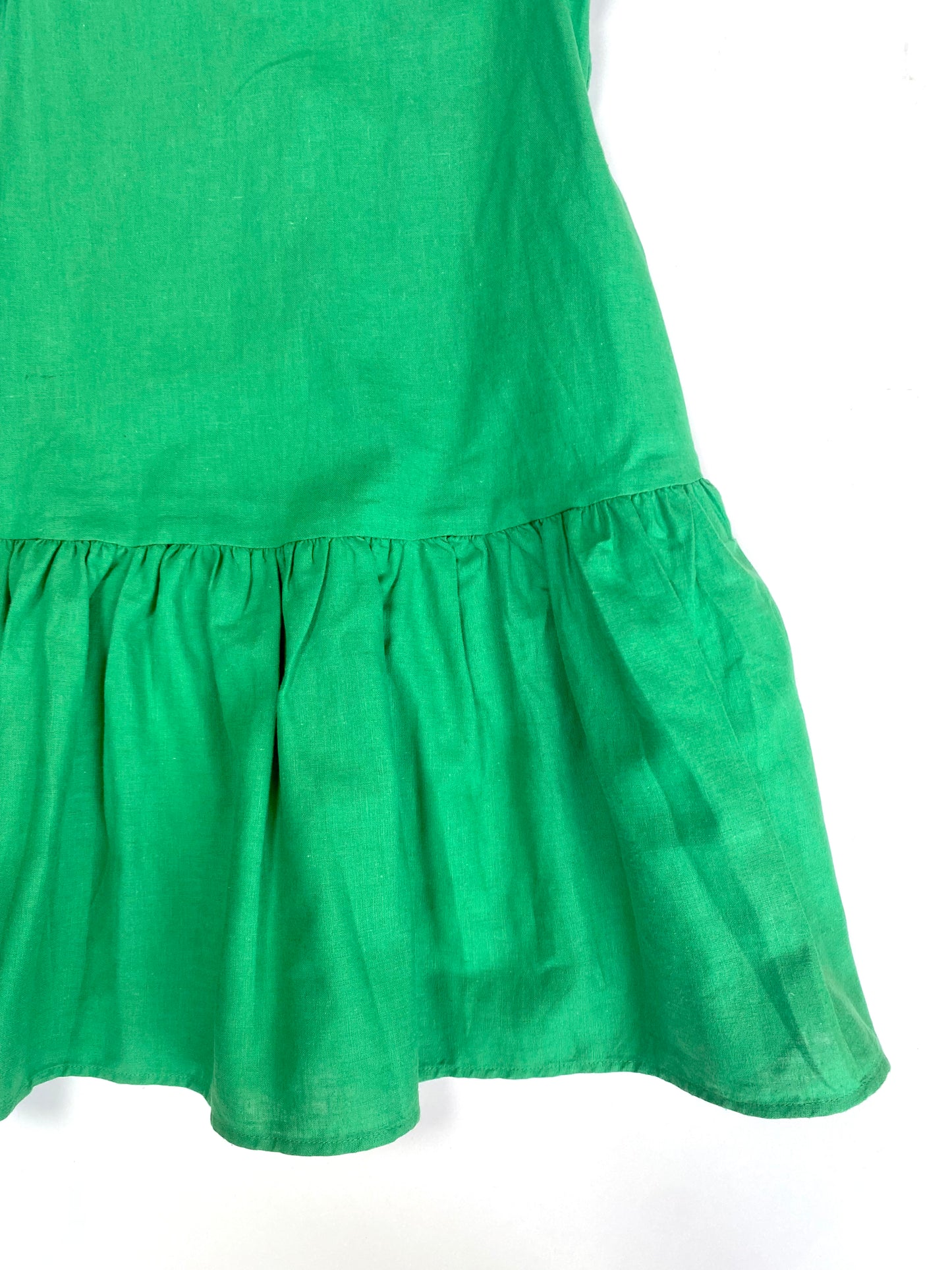 Green COS sun dress Age 2y
