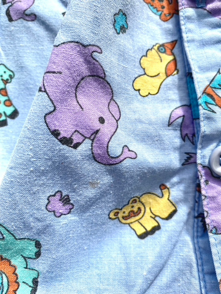 Vintage animal print balloon romper Age 3-6m