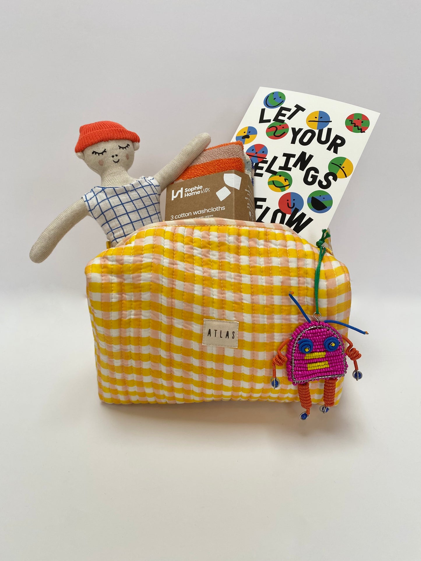 Graphic grid Buddy doll