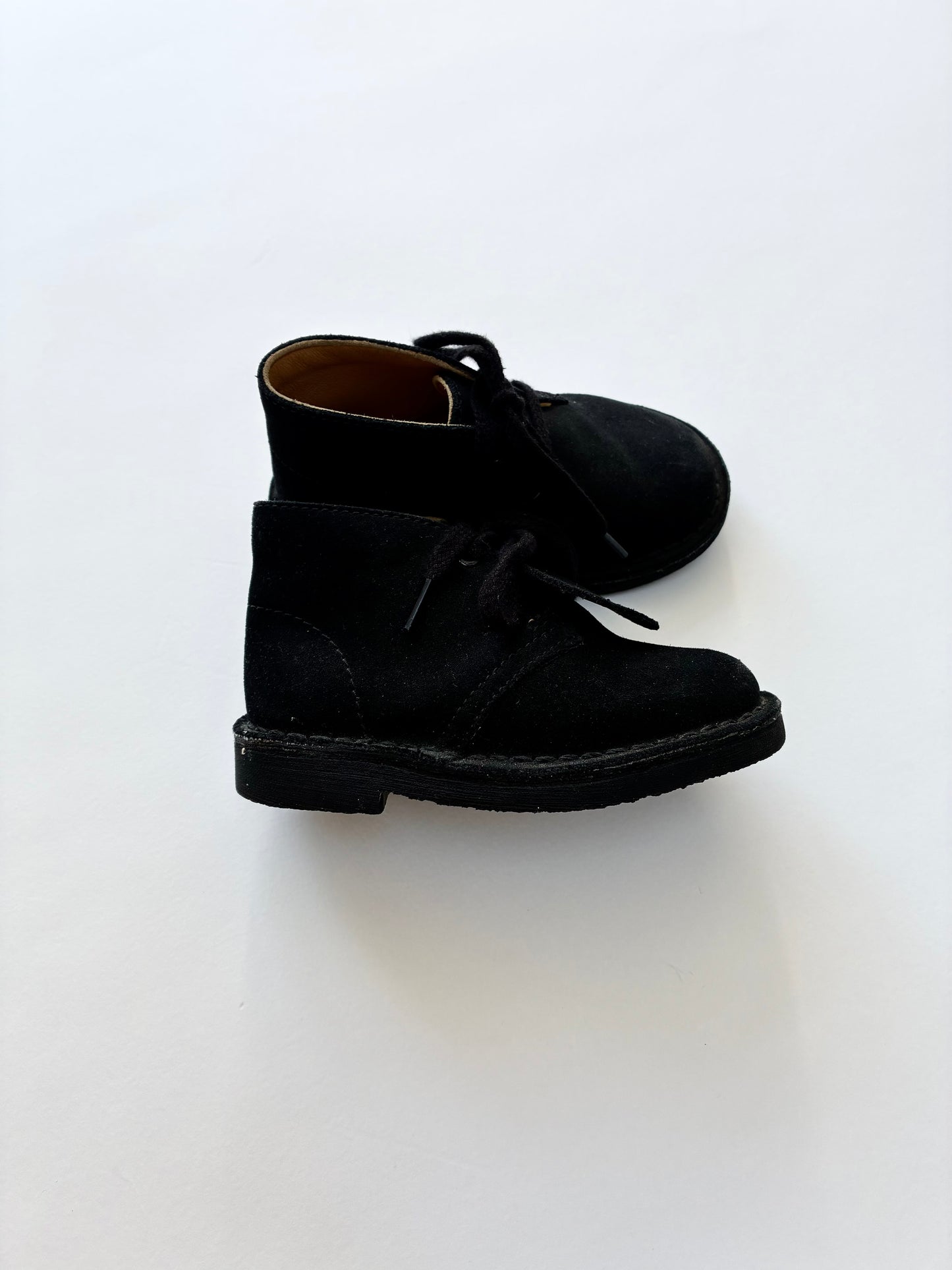 Clarks Originals black desert boots size 5G