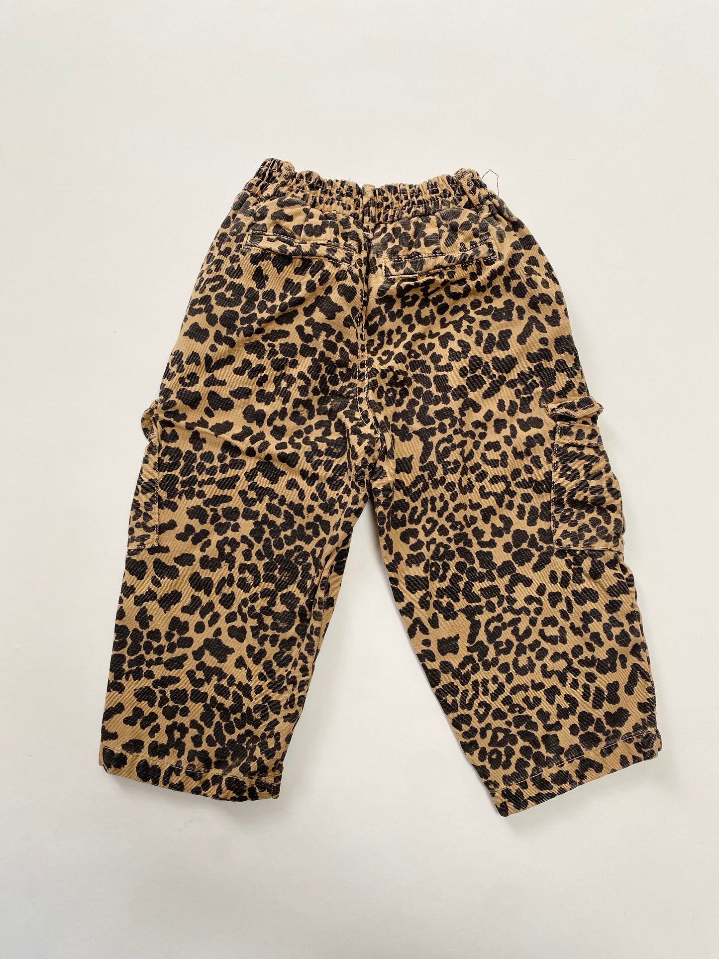 Leopard cargo trousers size 4y