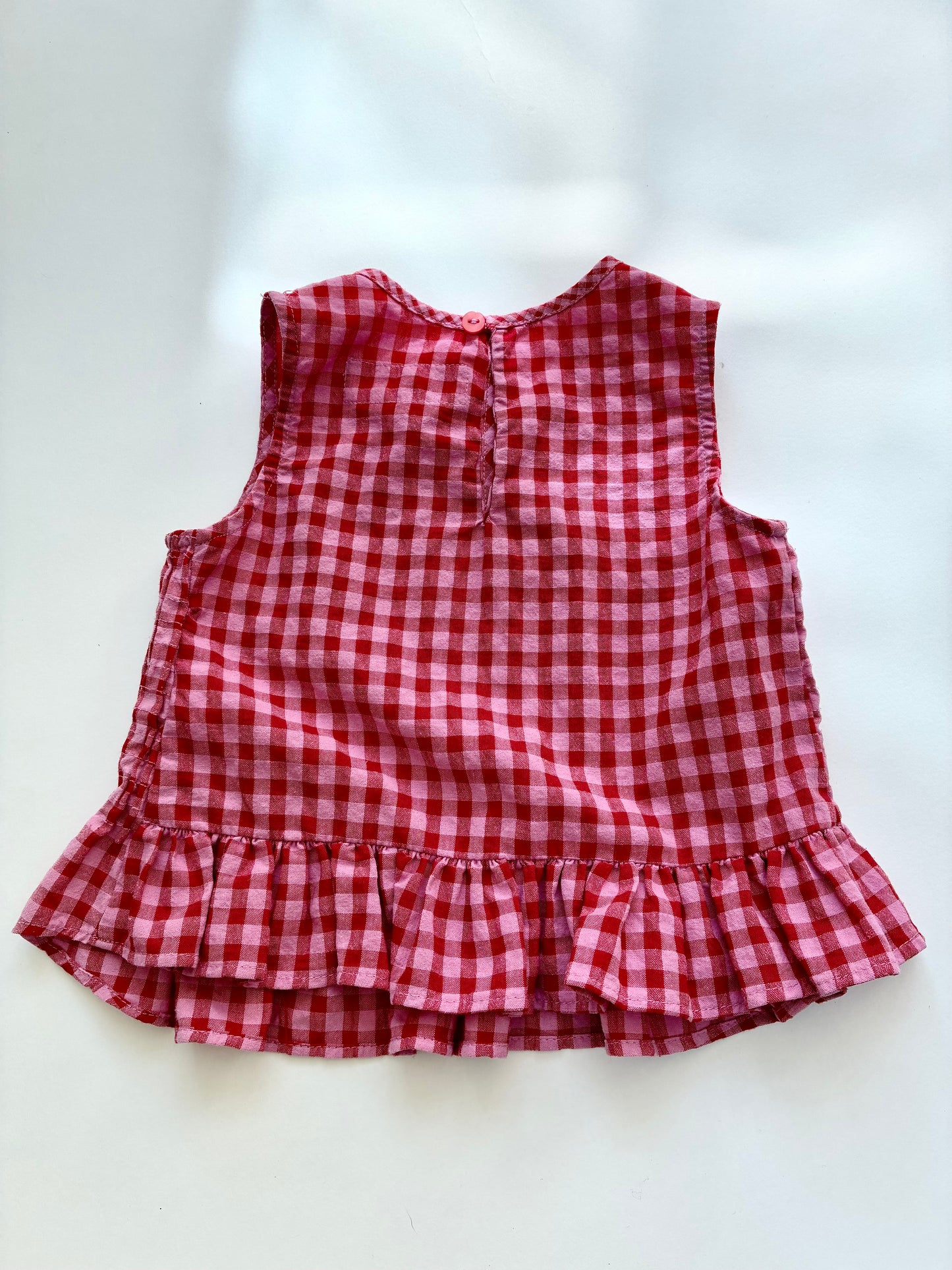 Zara gingham top Age 3y