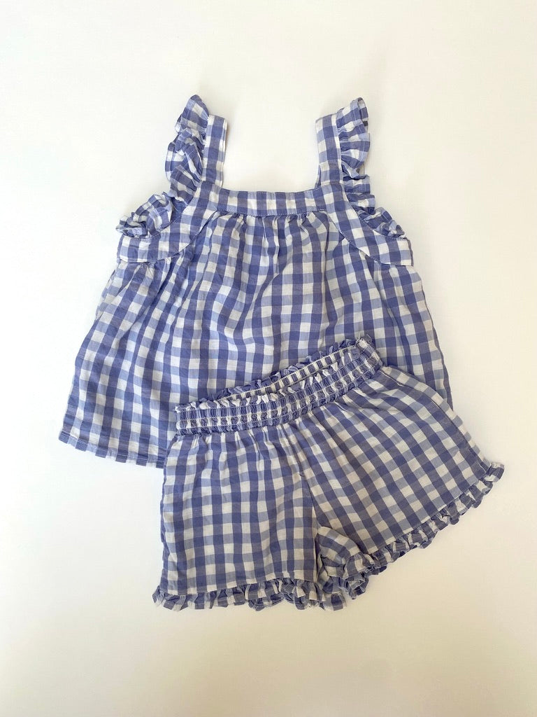 Gingham Twinset age 18-24m