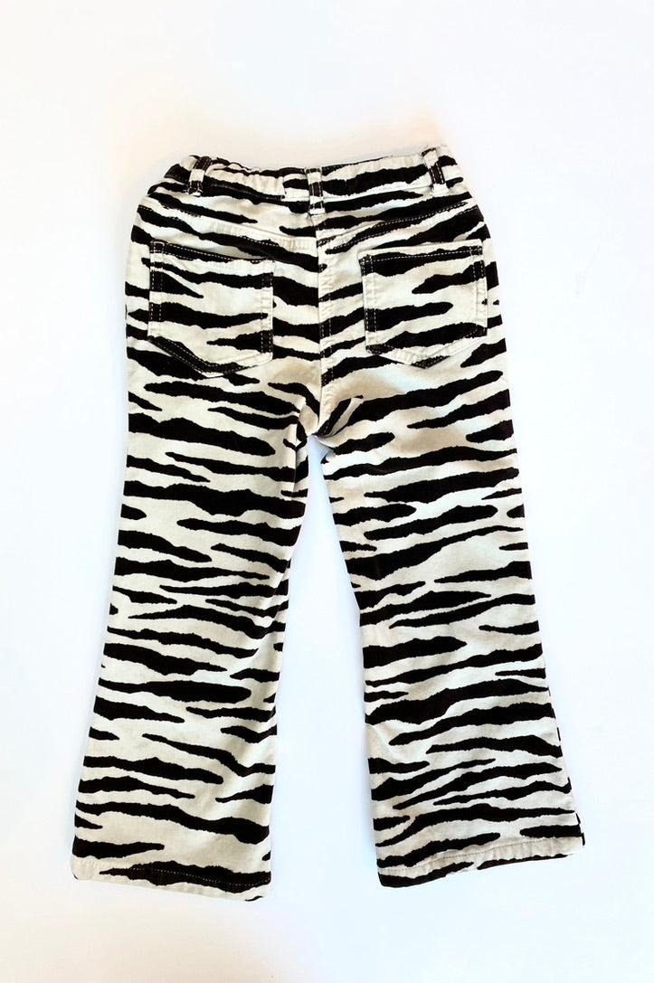 Mini Boden zebra flares Age 5Y