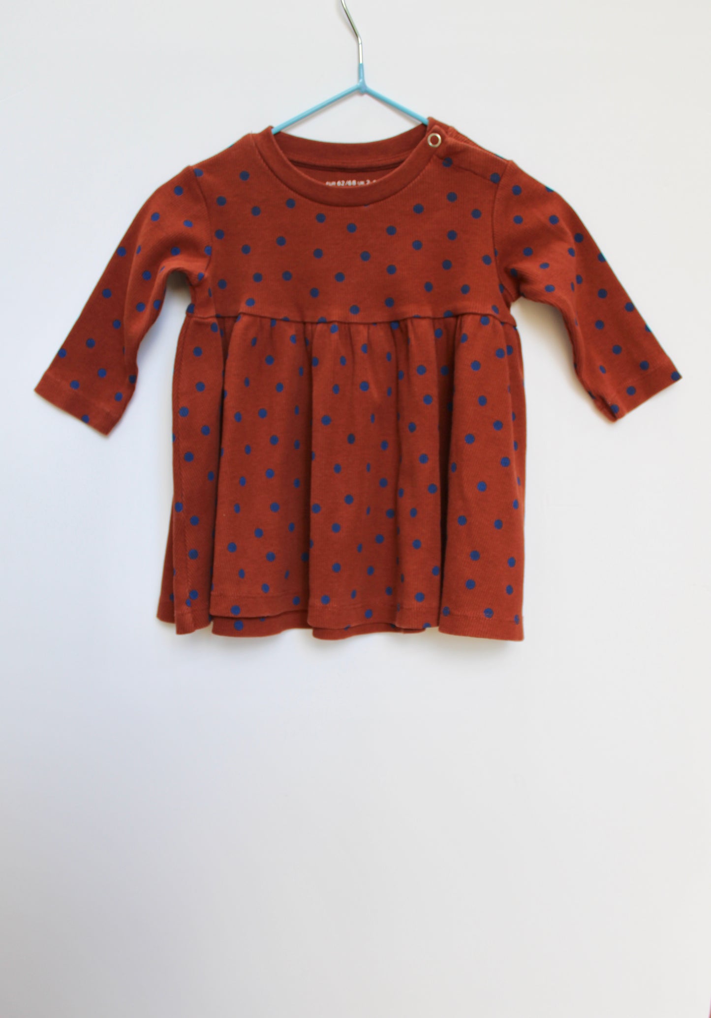 Arket spotty smock dress Age 2-4M