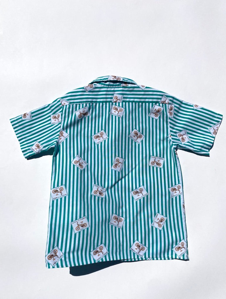 Vintage adams stripe shirt age 4-6Y