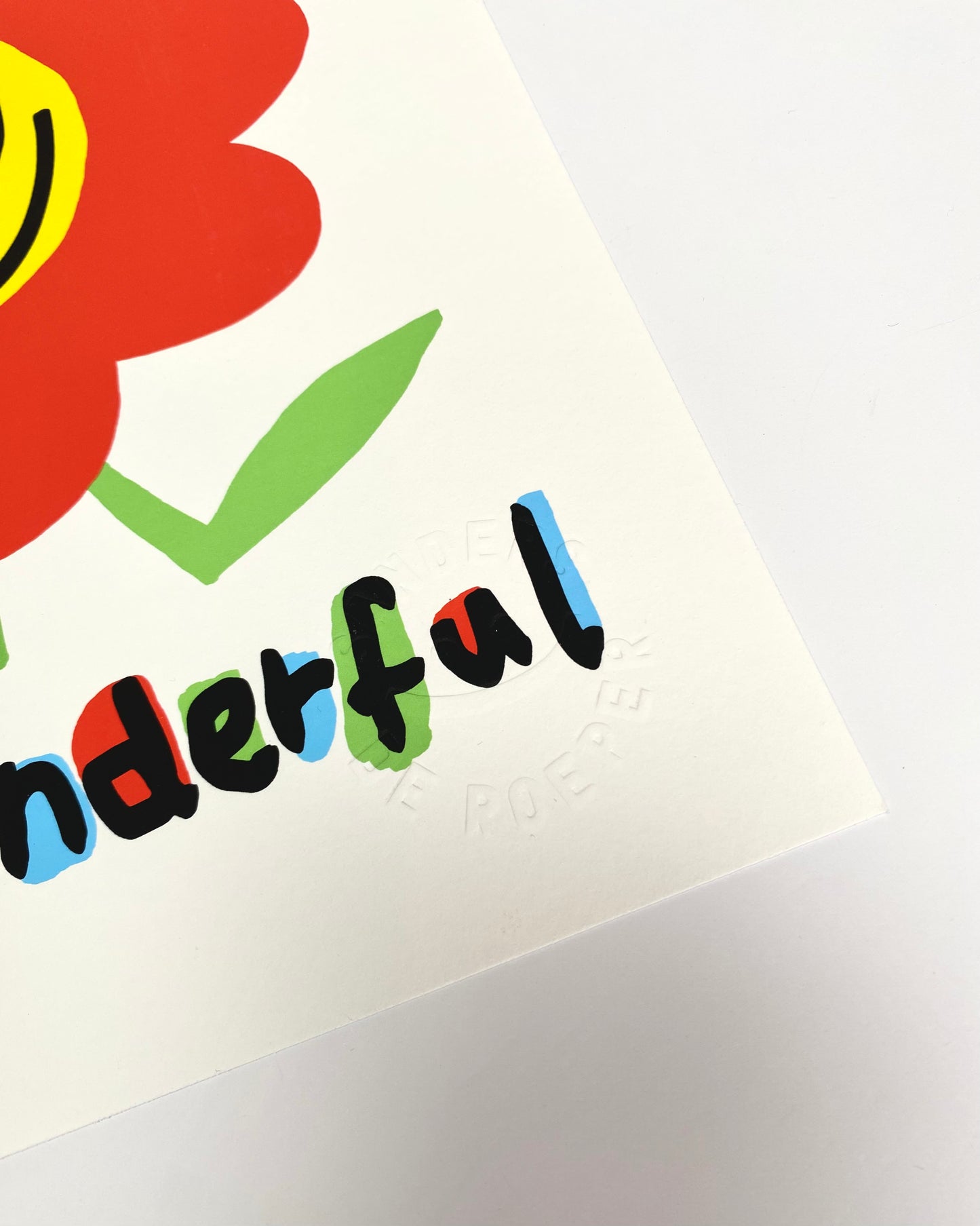 My body is wonderful print A4 print