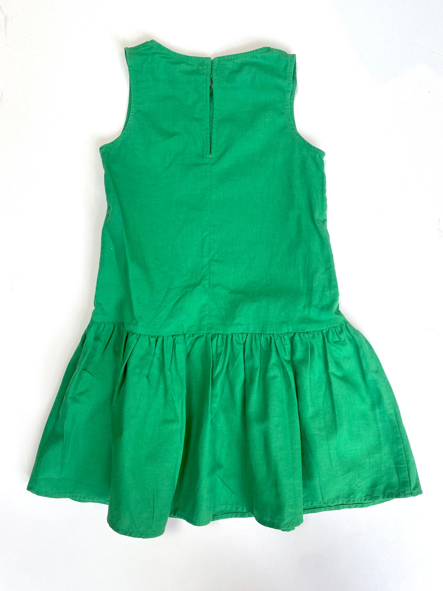 Green COS sun dress Age 2y