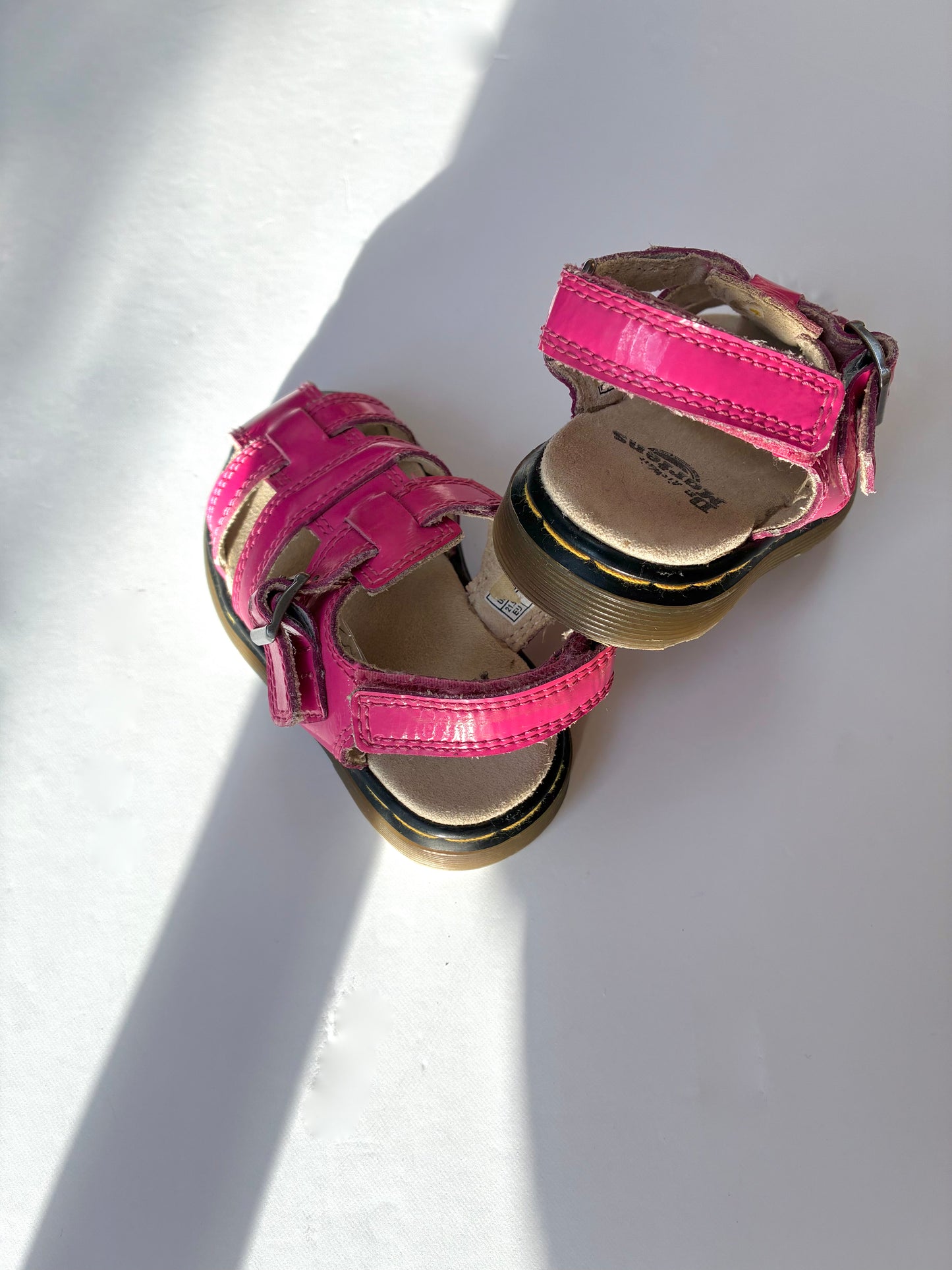 Dr Martens pink sandals size 5