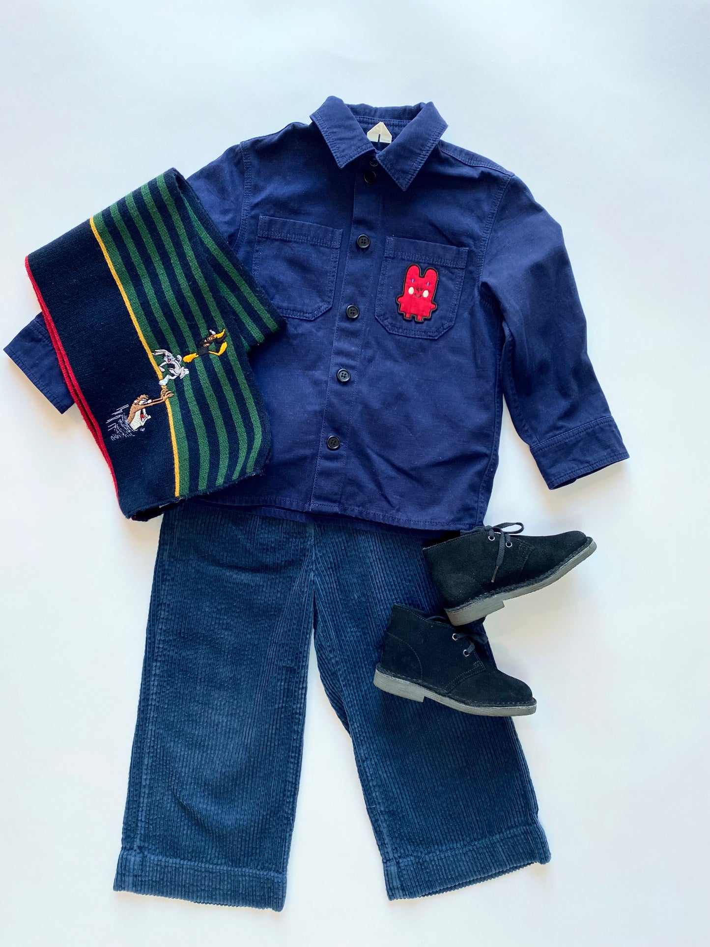 Arket blue shacket Age 2-4Y