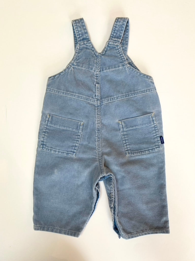 Natalys baby blue cord dungarees Age 6M