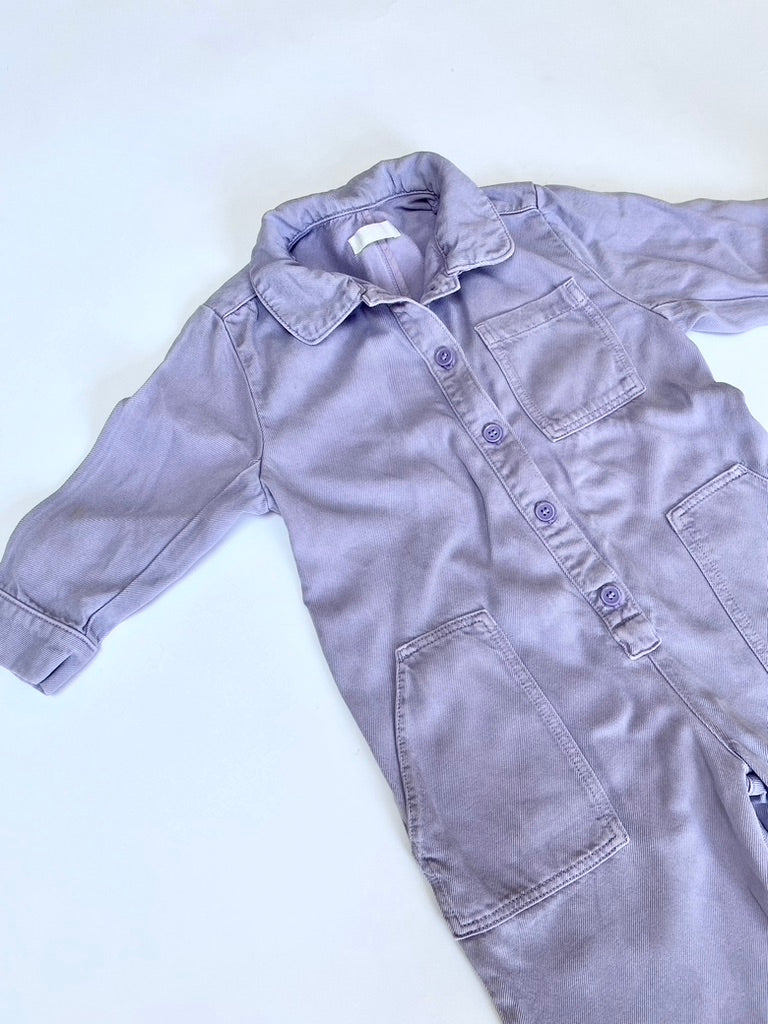 Arket lilac boilersuit age 2-4y