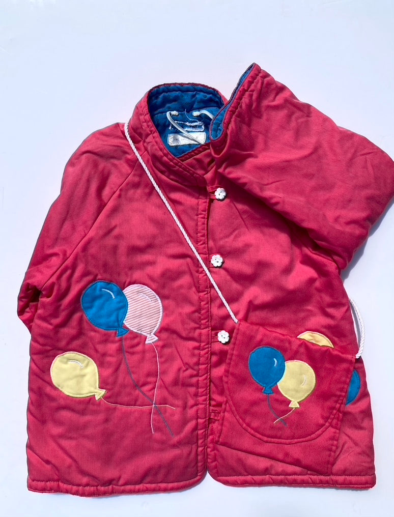 Handmade balloon jacket age 4-6y