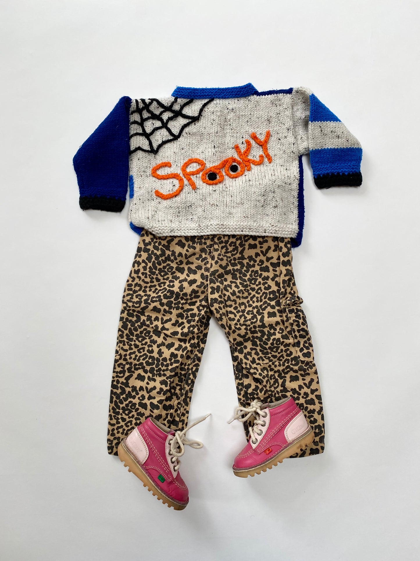 Leopard cargo trousers size 4y