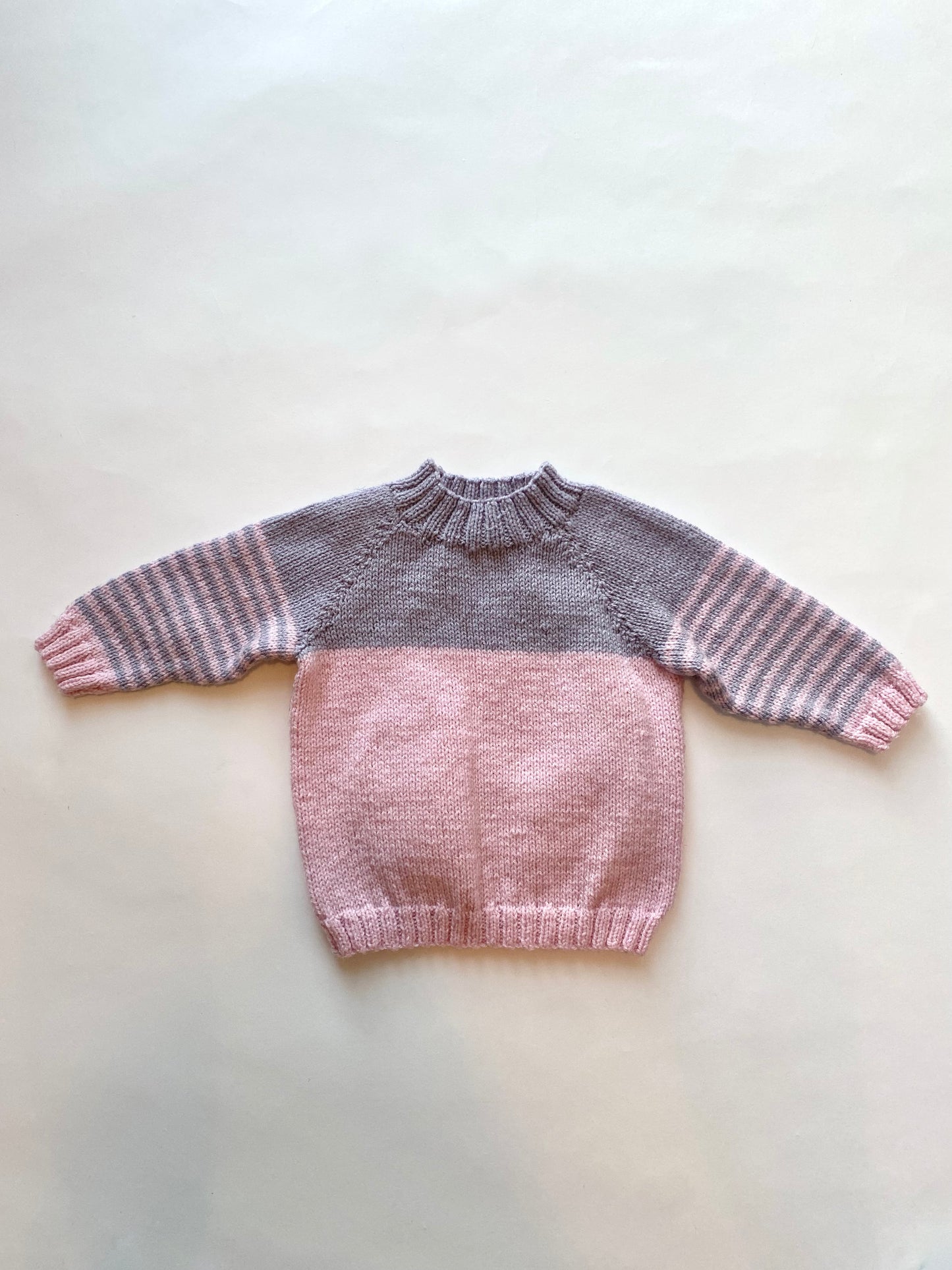 Pink stripe jumper age 3y
