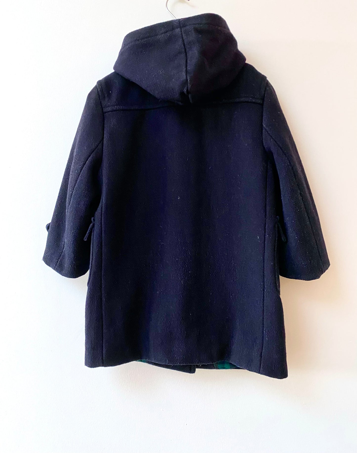 Vintage Harrods navy duffle coat Age 5-6Y