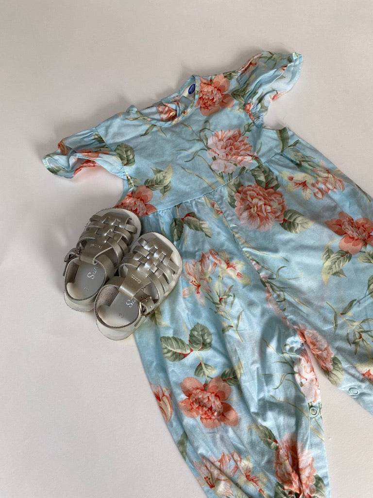 Vintage Floral Romper age 3-6m
