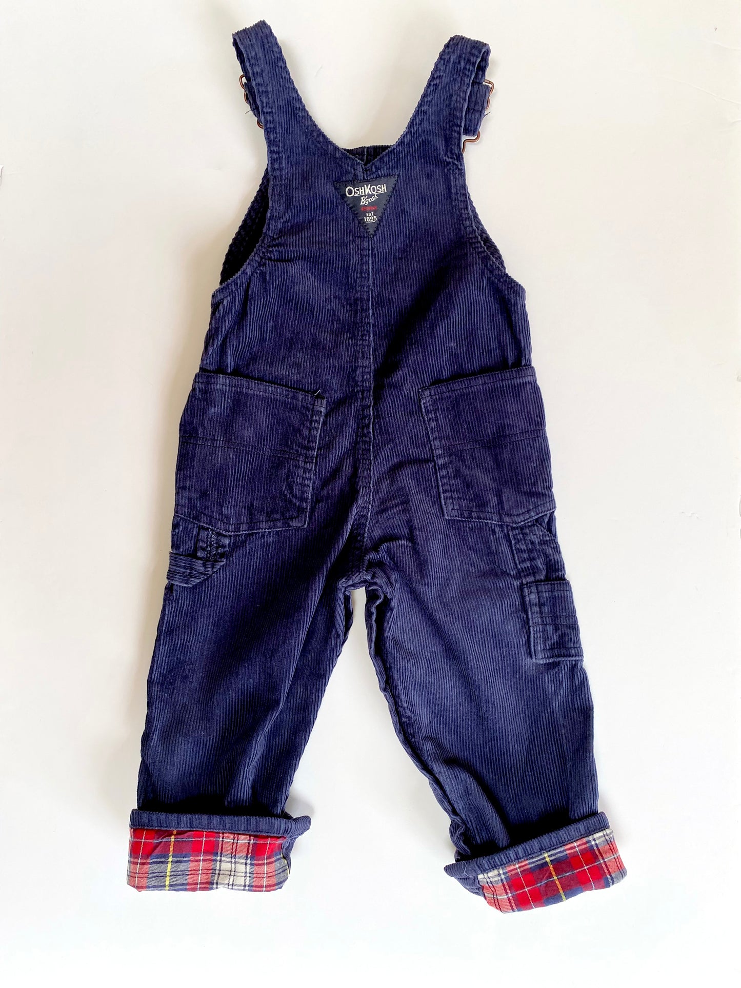Navy Oshkosh cord dungarees Age 18M
