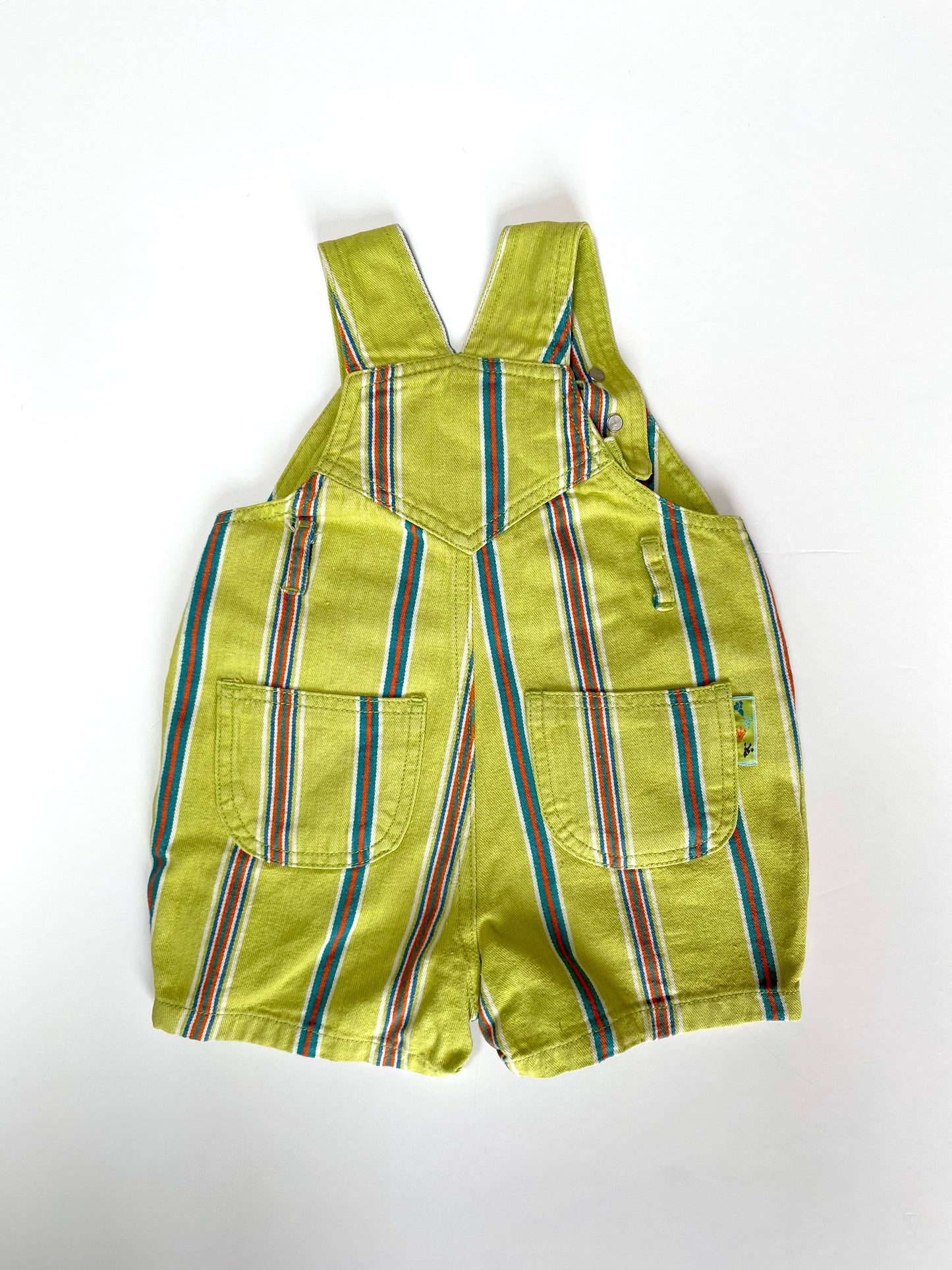 Vintage stripe shortalls Age 6-9M