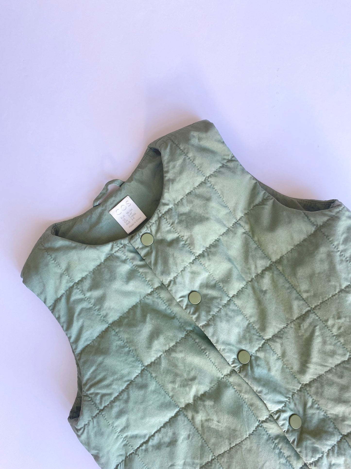 COS sleeveless jacket 2-4Y