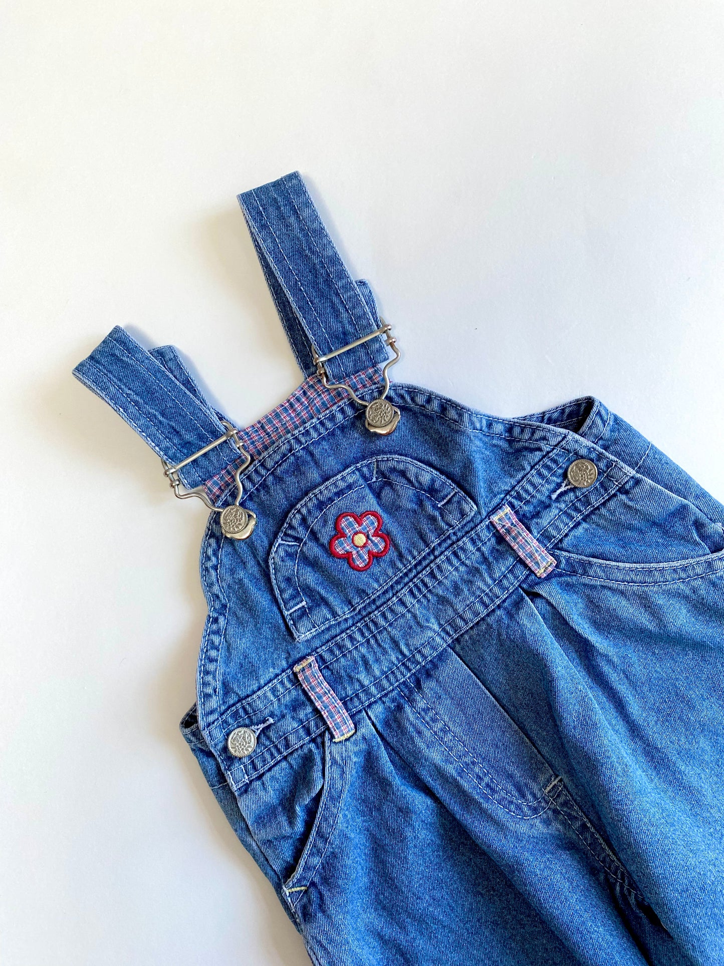 Vintage Denim Dungarees Age 3-6m