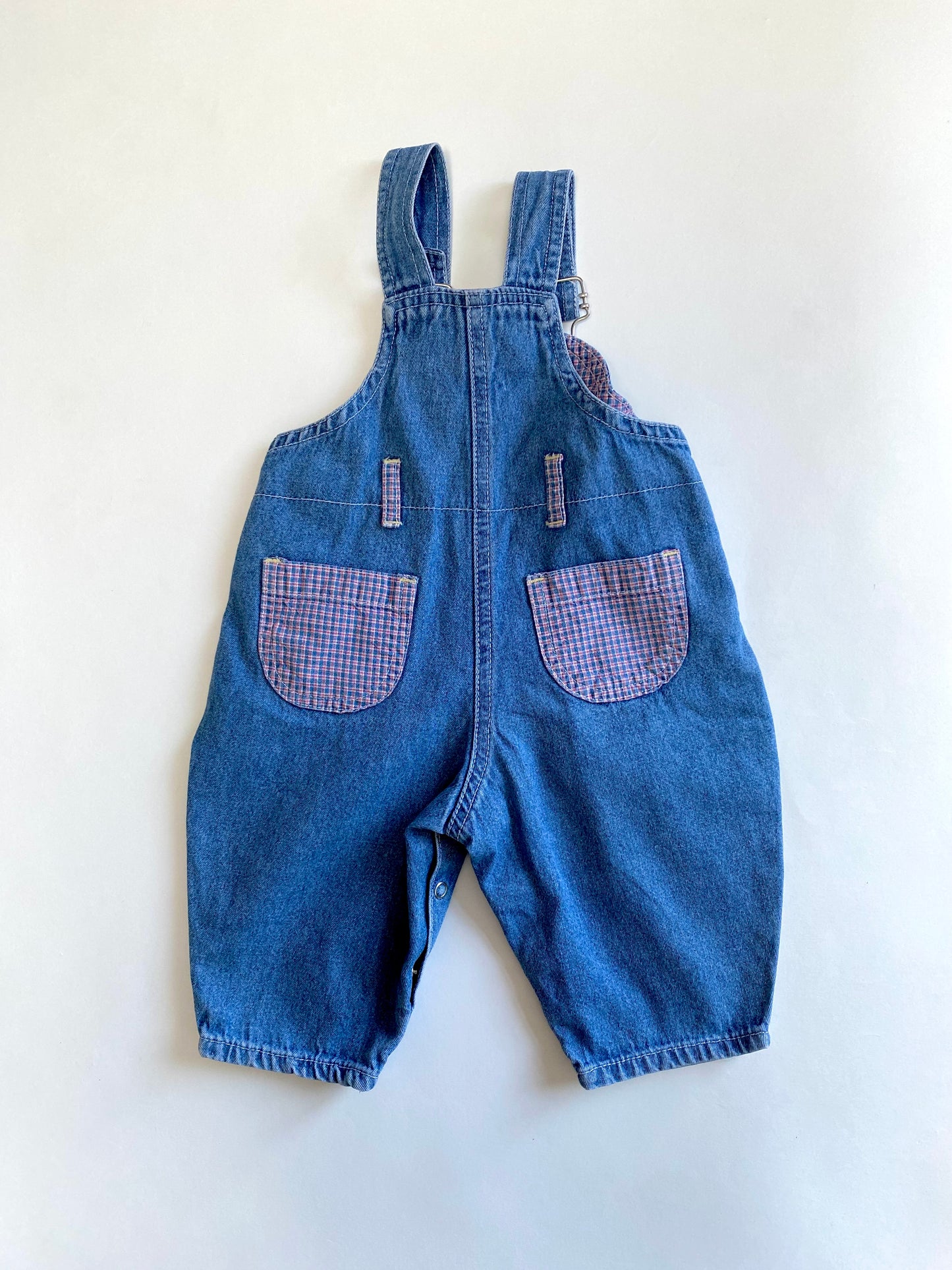 Vintage Denim Dungarees Age 3-6m