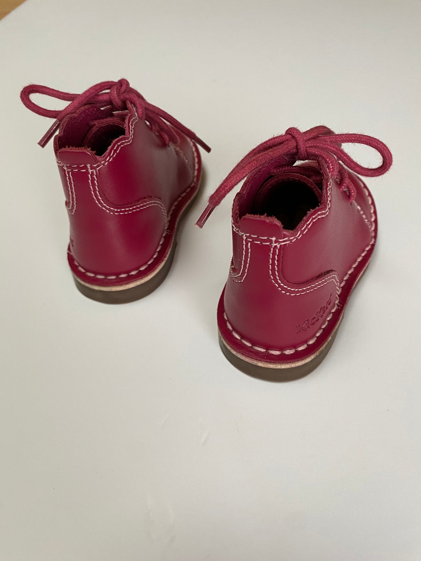 Dark pink Kickers Size 5