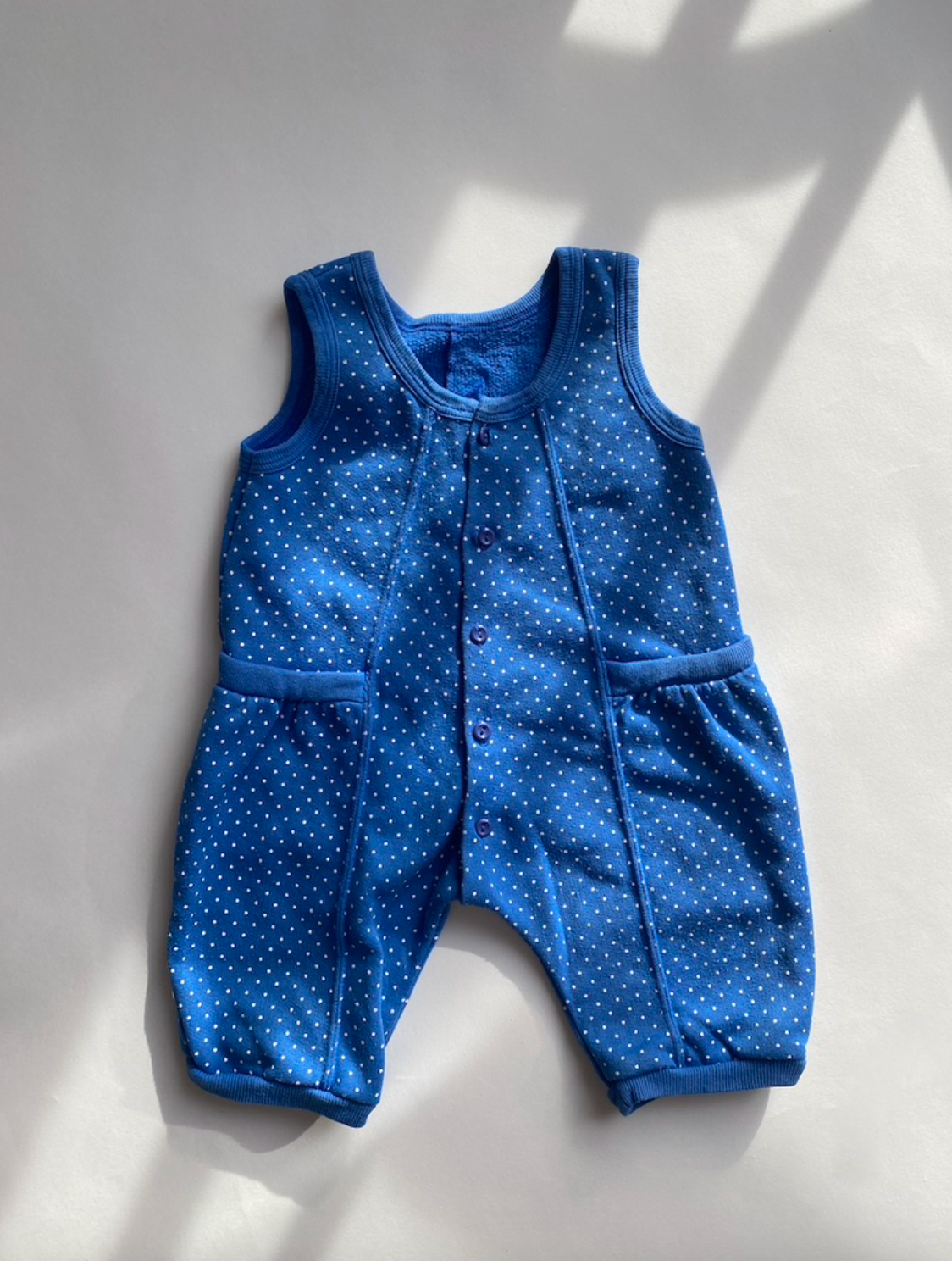 Vintage spotty romper age 3-6m