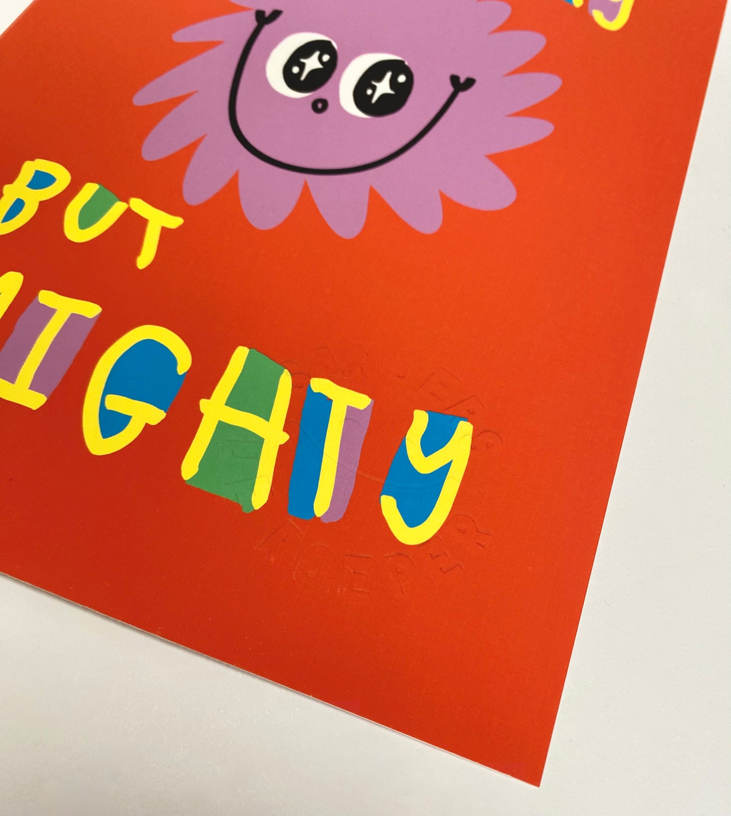 I am shy but mighty print A5 print
