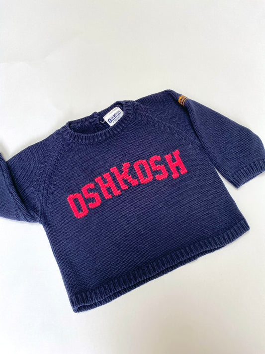 Oshkosh knitted jumper age 12m