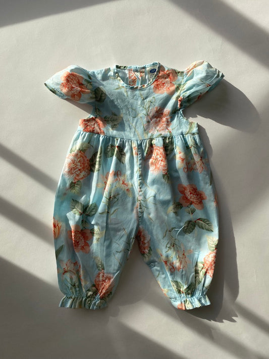Vintage Floral Romper age 3-6m