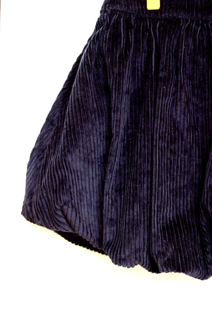 Cos Navy cord bubble skirt Age 7-8Y