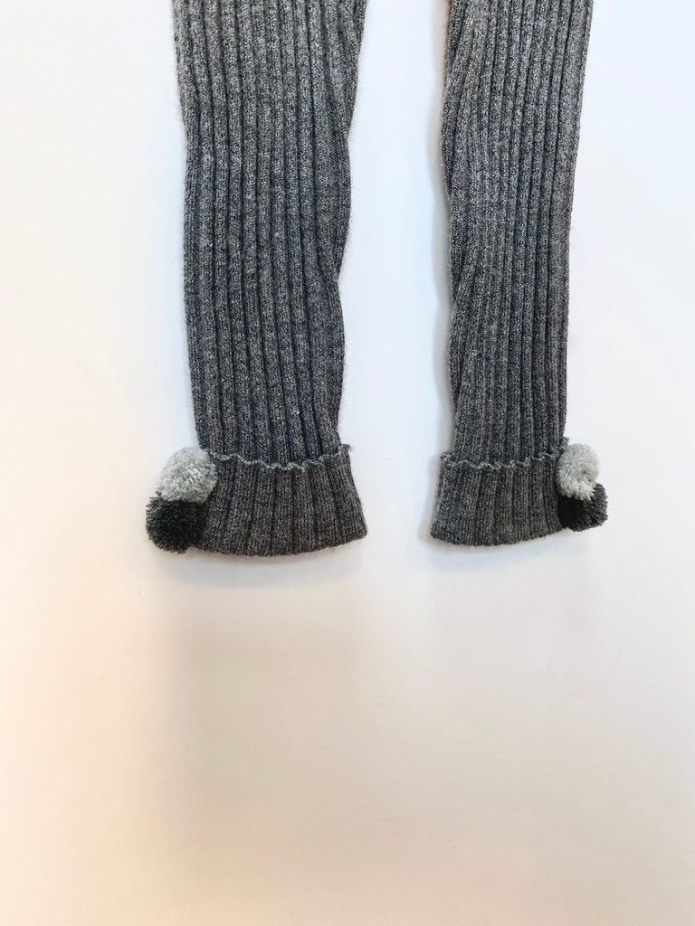 Knitted pompom leggings Age 18-24M