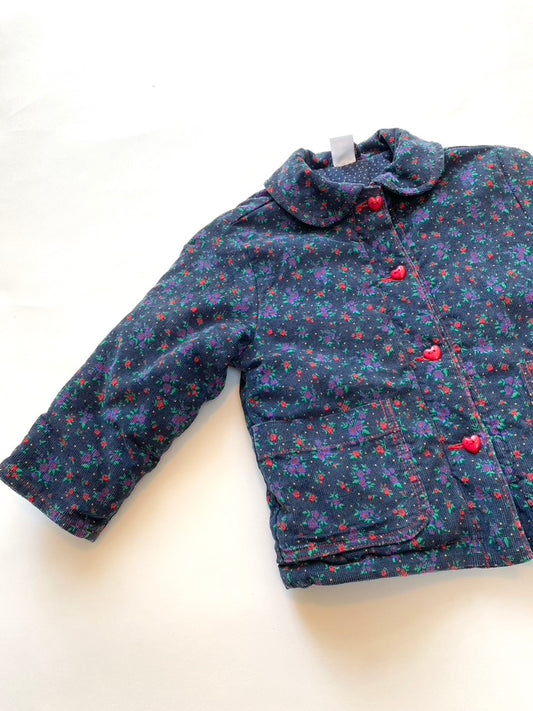 Vintage cord padded coat Size 2-3y