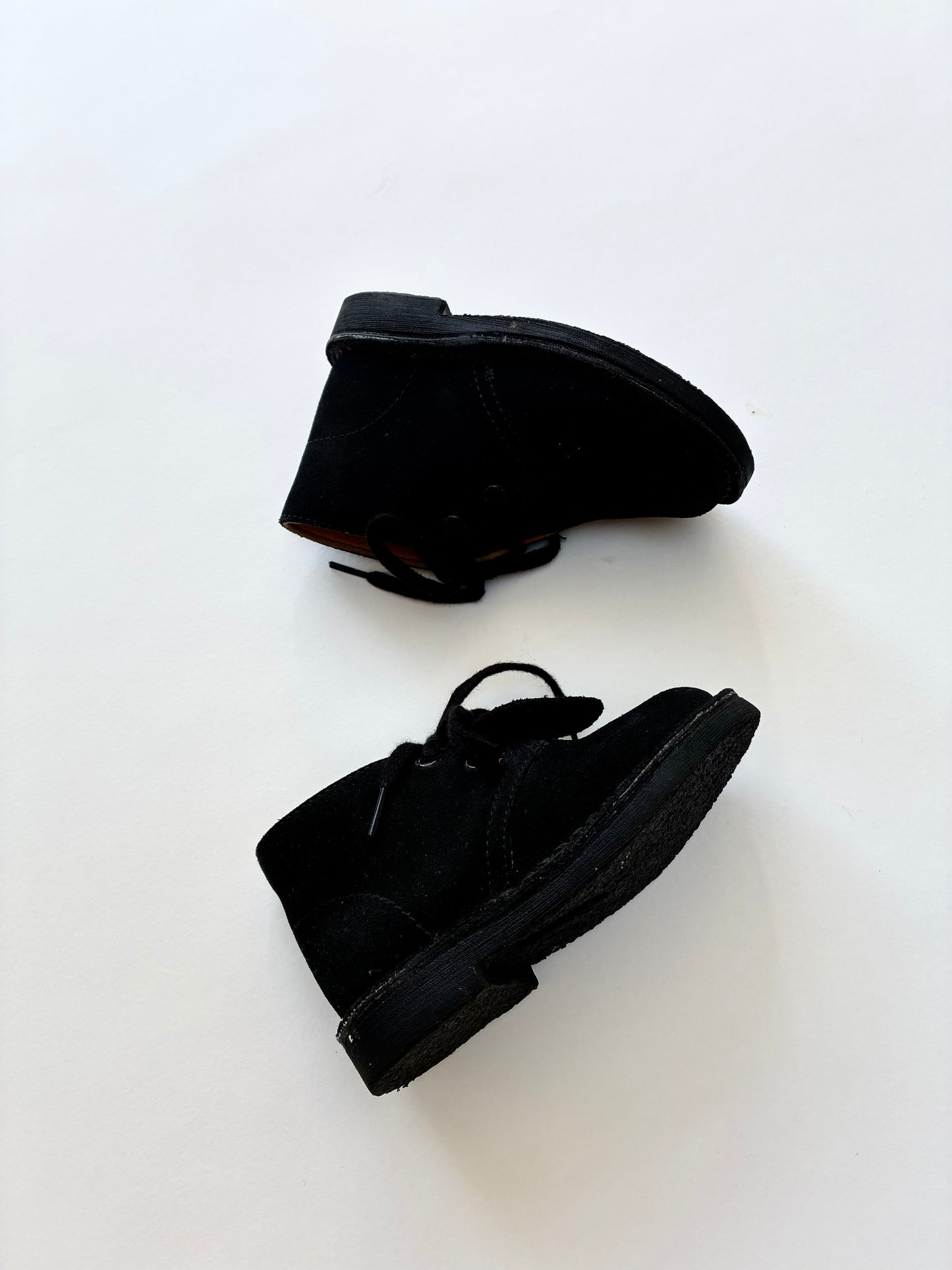 Clarks Originals black desert boots size 5G
