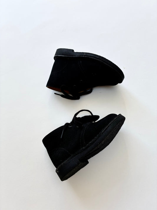 Clarks Originals black desert boots size 5G