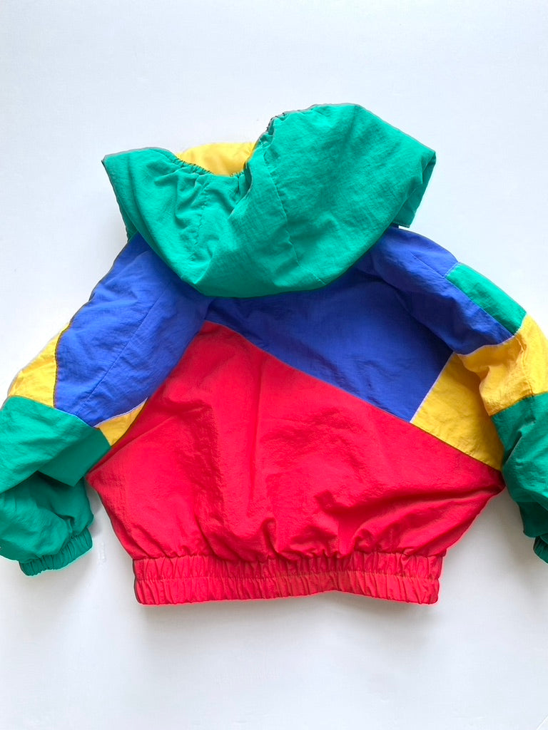 Vintage colourblock coat age 18-24m