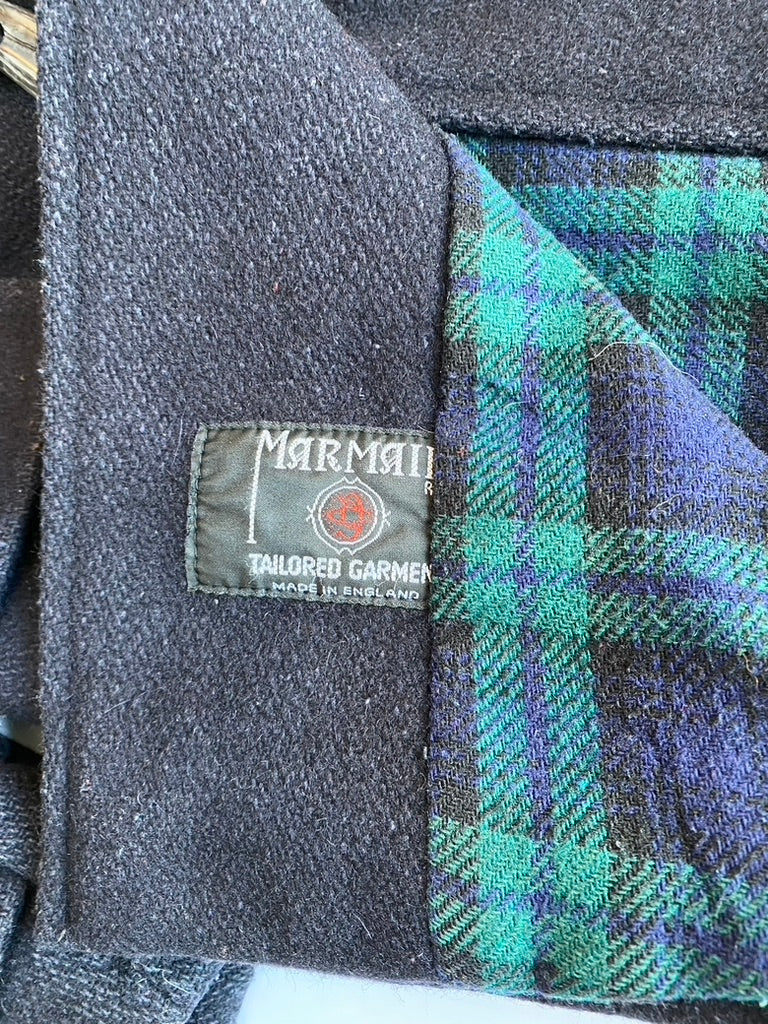 Vintage Harrods navy duffle coat Age 5-6Y